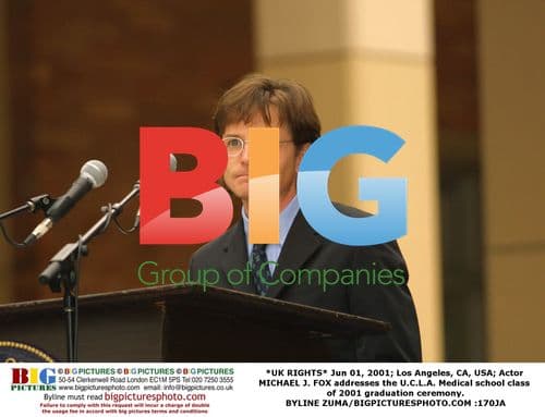 Michael J. Fox Addresses UCLA Medical School Graduation