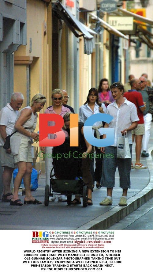 Ole Gunnar Solskjaer and Family