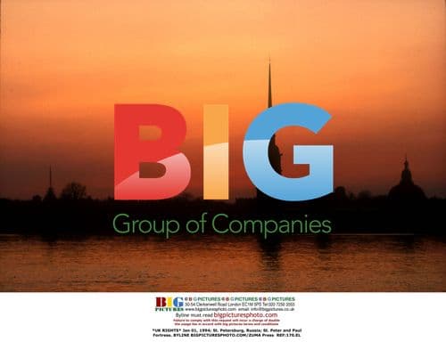 St. Peter and Paul Fortress in St. Petersburg, Russia