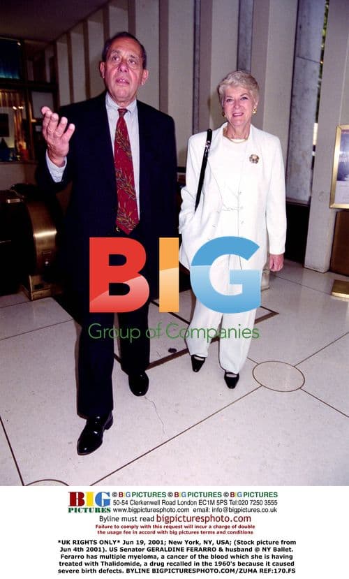 Sen. Geraldine Ferraro at NY Ballet