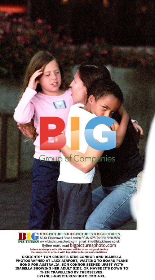 Tom Cruise's Kids Spotted at Airport