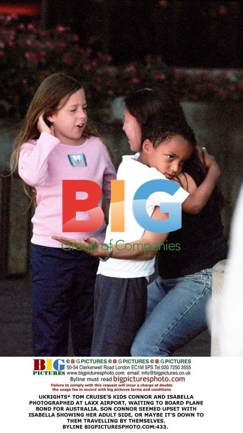 Tom Cruise's Kids Spotted at Airport