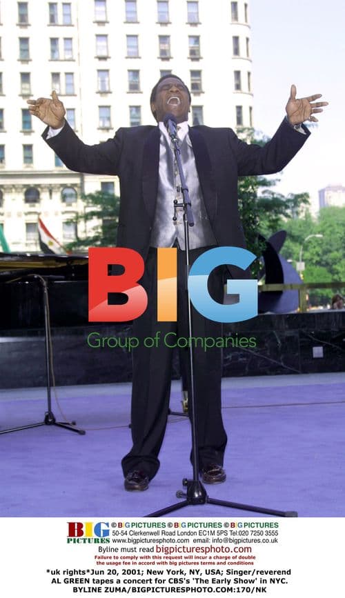 Al Green Tapes 'The Early Show' Concert in NYC