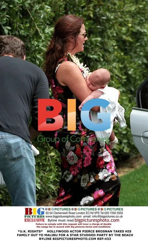 Pierce Brosnan's Family Beach Party