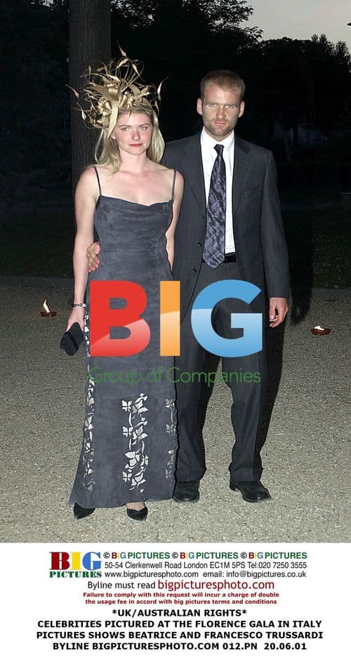 Beatrice and Francesco Trussardi at Florence Gala