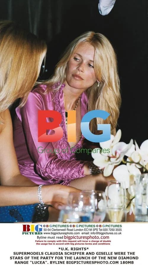 Supermodels Schiffer and Giselle at Diamond Launch