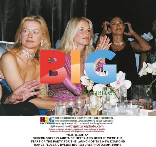 Supermodels at Diamond Launch Party