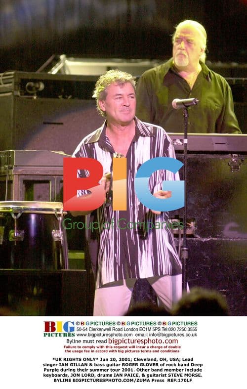 Deep Purple during 2001 summer tour