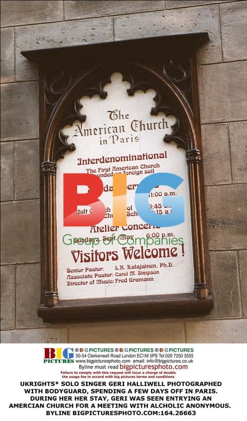 Geri Halliwell Takes Break in Paris