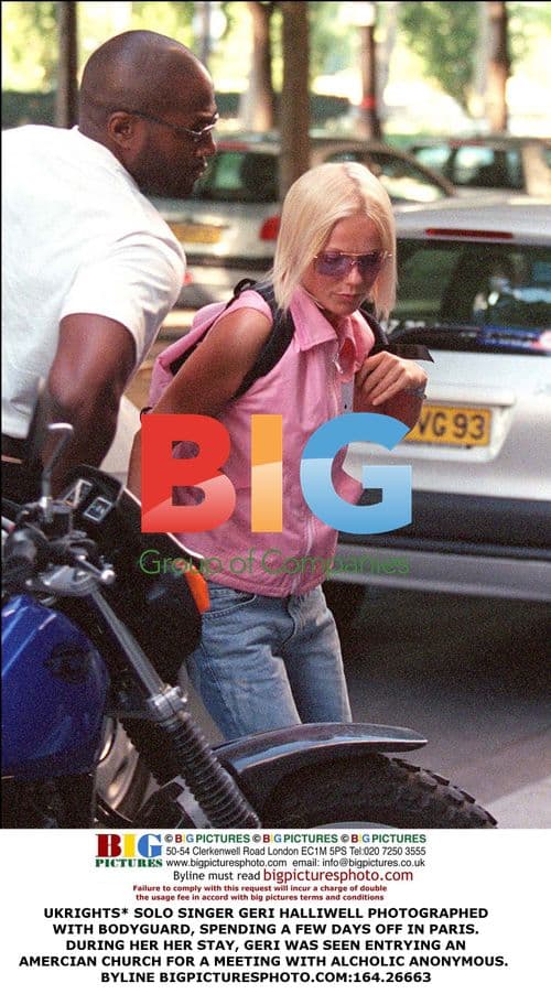 Geri Halliwell's Paris Visit