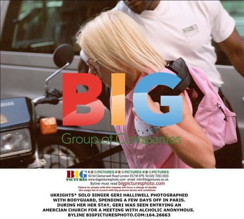 Geri Halliwell Spotted in Paris