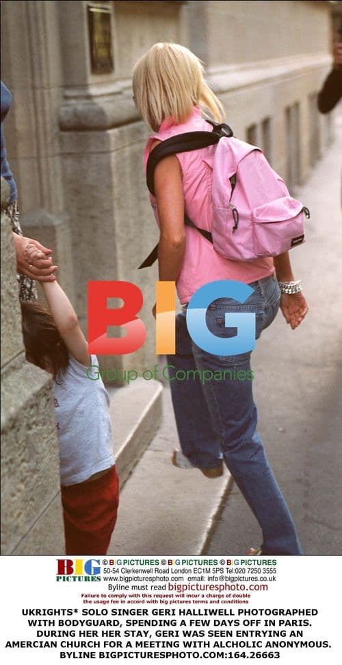 Geri Halliwell Photographed in Paris