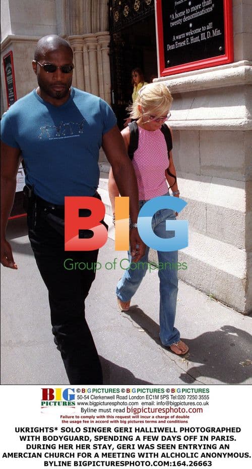 Geri Halliwell Photographs in Paris