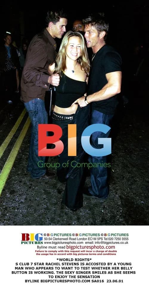 RACHEL STEVENS Accosted Over Belly Button