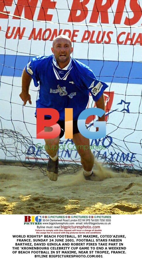 Football Stars in Celebrity Cup Game