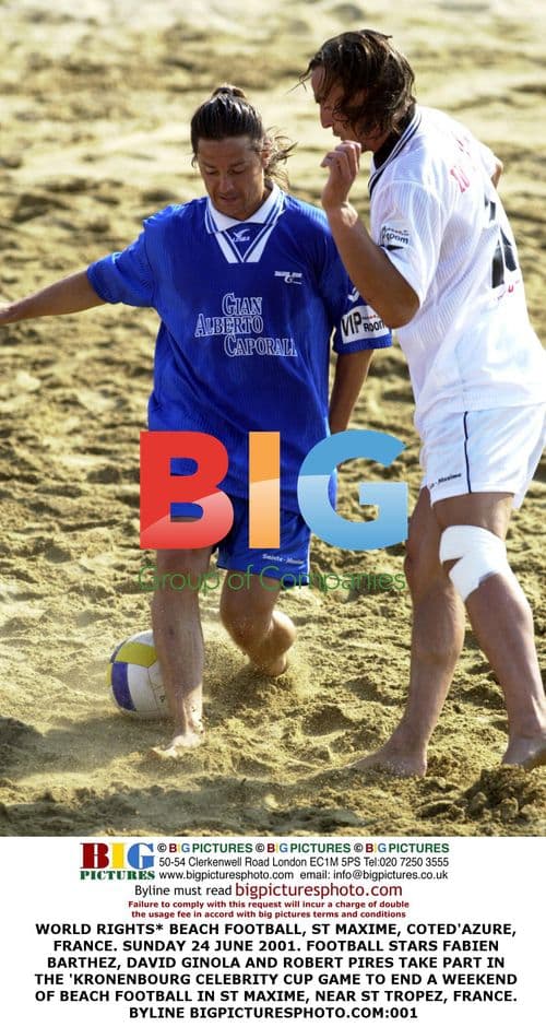 Celebrity Football Match in St Maxime