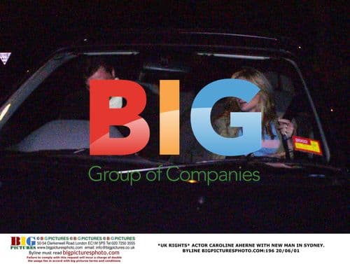 Caroline Aherne with new man in Sydney