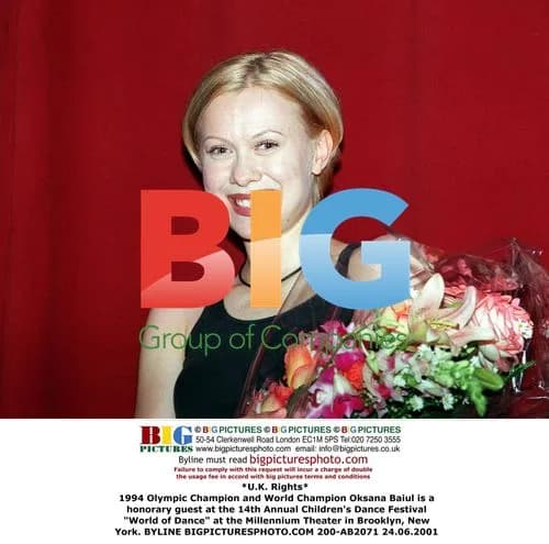 Oksana Baiul at Children's Dance Festival