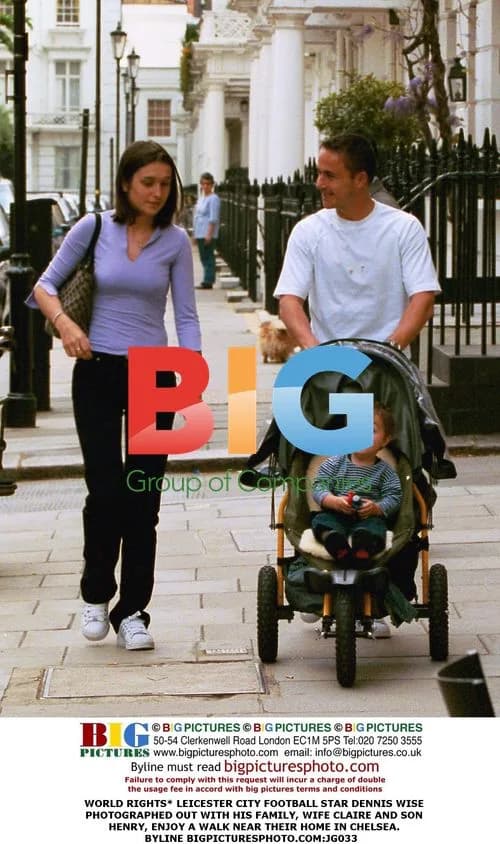 Leicester City Star Dennis Wise Out with Family