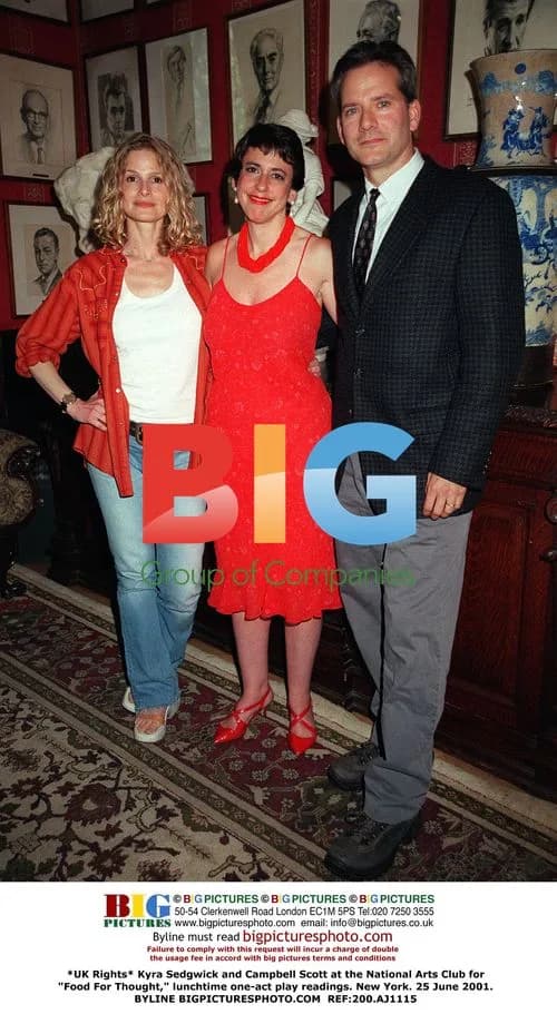 Kyra Sedgwick and Campbell Scott at "Food For Thought"