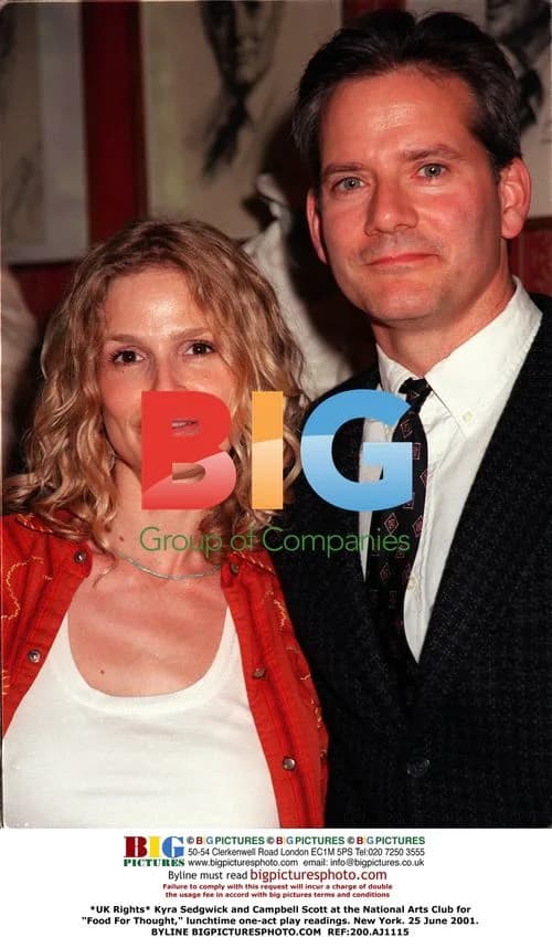 Kyra Sedgwick and Campbell Scott at "Food For Thought"