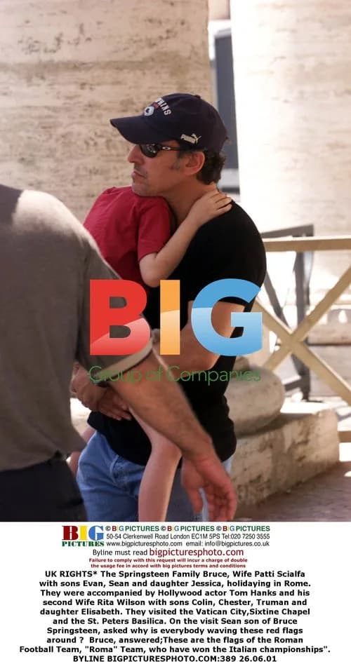 Springsteen Family and Hanks Family in Rome