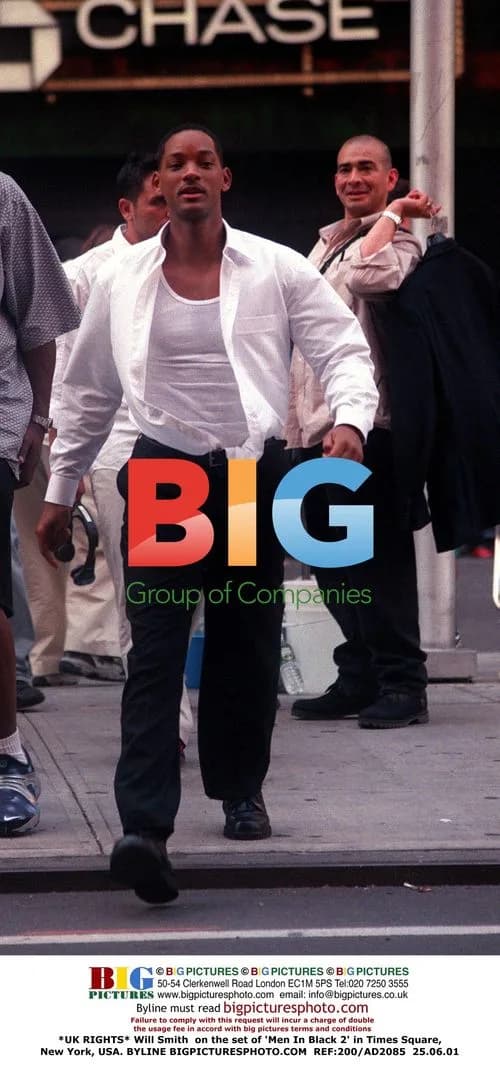 Will Smith on 'Men In Black 2' Set in Times Square