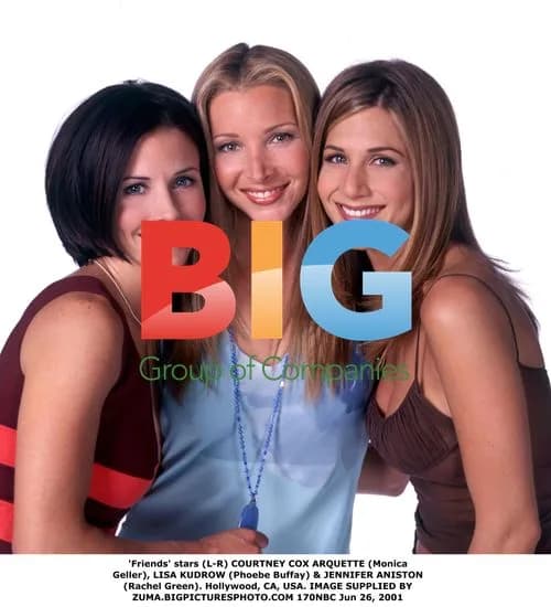 Friends stars COURTNEY COX, LISA KUDROW & JENNIFER ANISTON