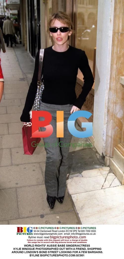Kylie Minogue Shops on Bond Street