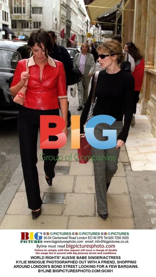 Kylie Minogue Shops on Bond Street