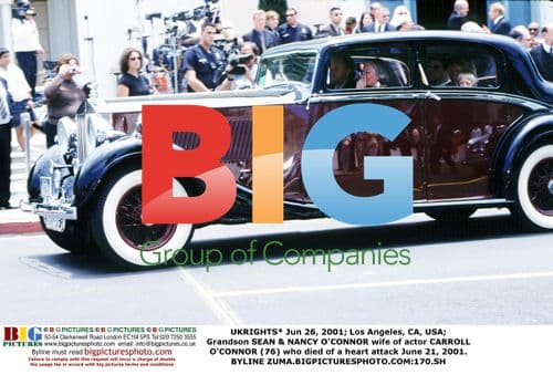 Sean O'Connor at Carroll O'Connor's funeral