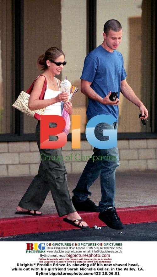 Freddie Prinze Jr. and Sarah Michelle Gellar Out in LA