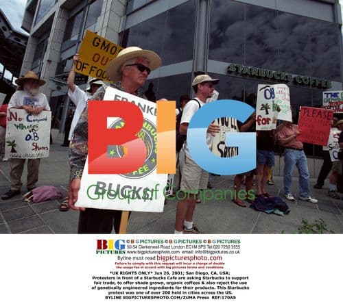 Starbucks Protest in San Diego