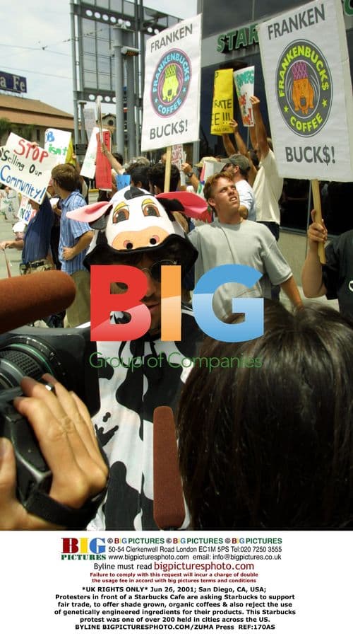 Starbucks Protest in San Diego