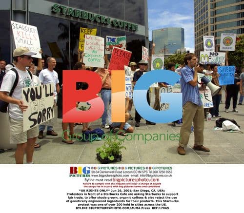 Starbucks Protest in San Diego