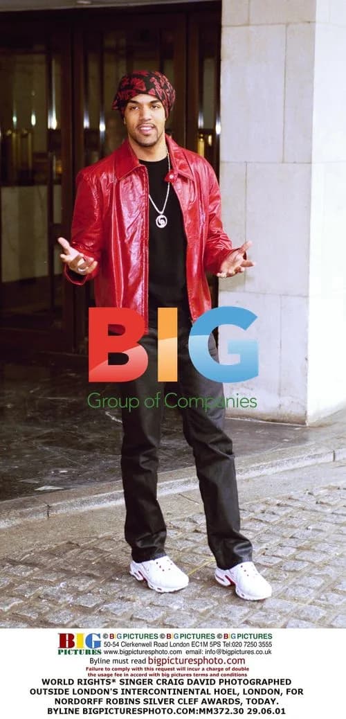 Craig David photographed in London