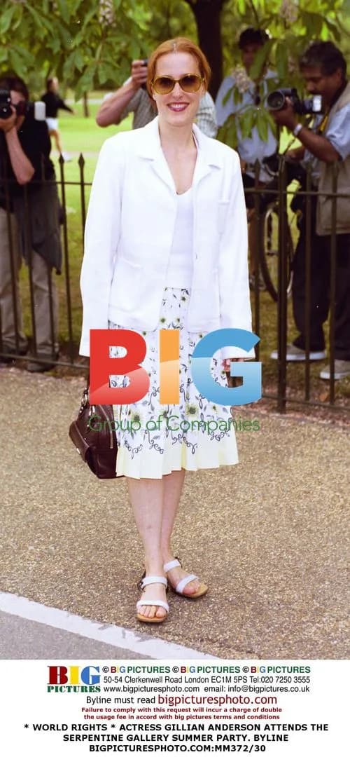 Gillian Anderson Attends Serpentine Gallery Summer Party