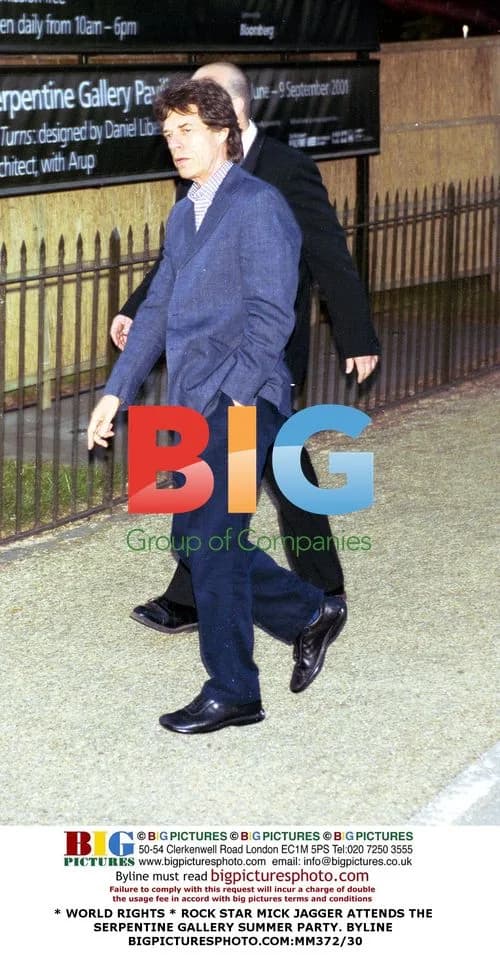 Mick Jagger at Serpentine Gallery Summer Party