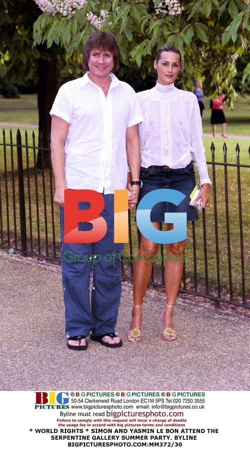 Simon and Yasmin Le Bon at Serpentine Gallery Party