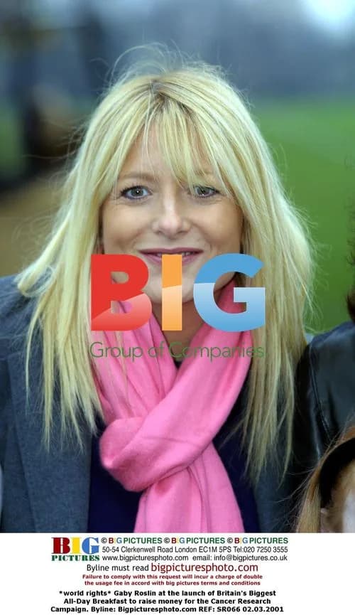 Gaby Roslin at Britain's Biggest All-Day Breakfast