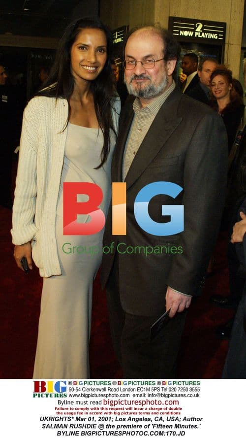 Salman Rushdie at 'Fifteen Minutes' premiere