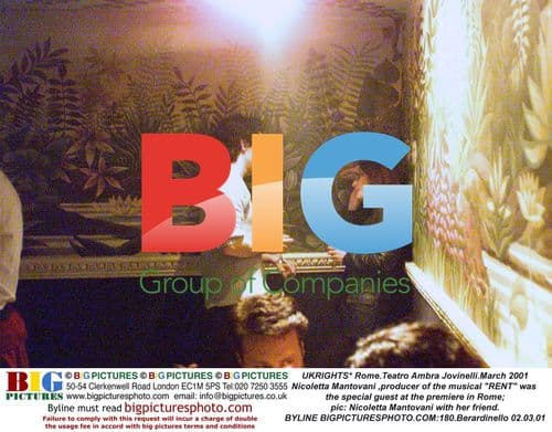 Nicoletta Mantovani at RENT Premiere in Rome