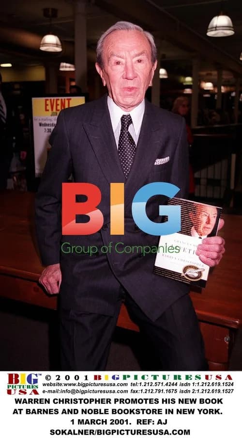 Warren Christopher Promotes New Book in NYC