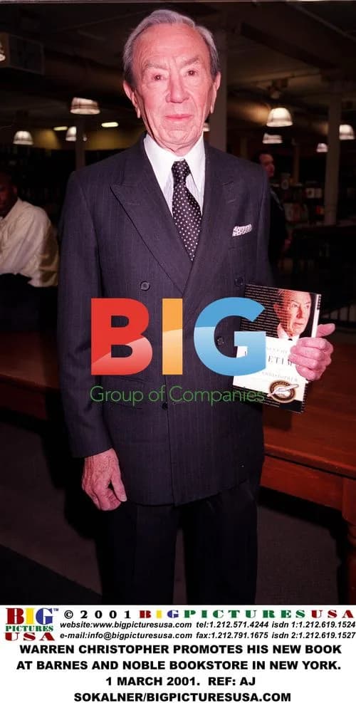 Warren Christopher promotes new book in New York