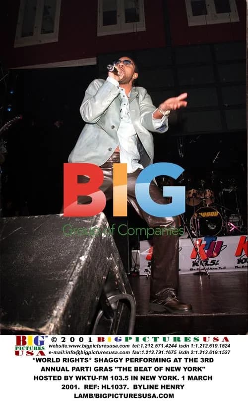 Shaggy Performs at Parti Gras in NY