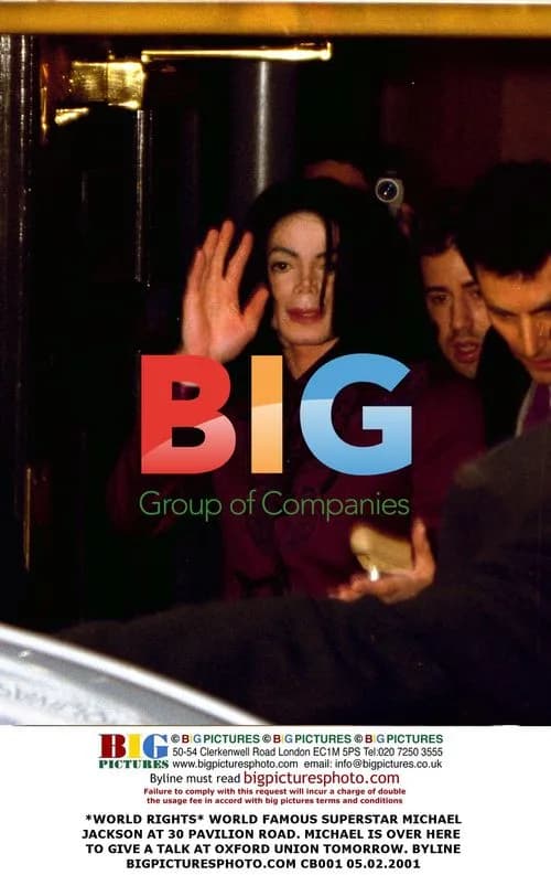 Michael Jackson at 30 Pavilion Rd for Oxford Union