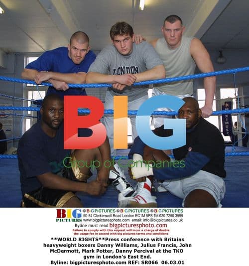 British Heavyweight Boxers Press Conference