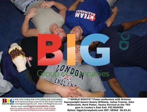 British Heavyweight Boxers Press Conference