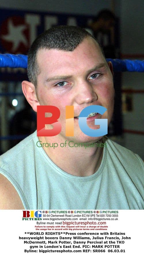 Heavyweight Boxers at Press Conference