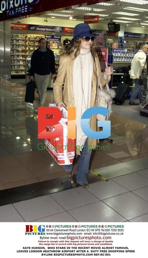 Kate Hudson leaves London after shopping